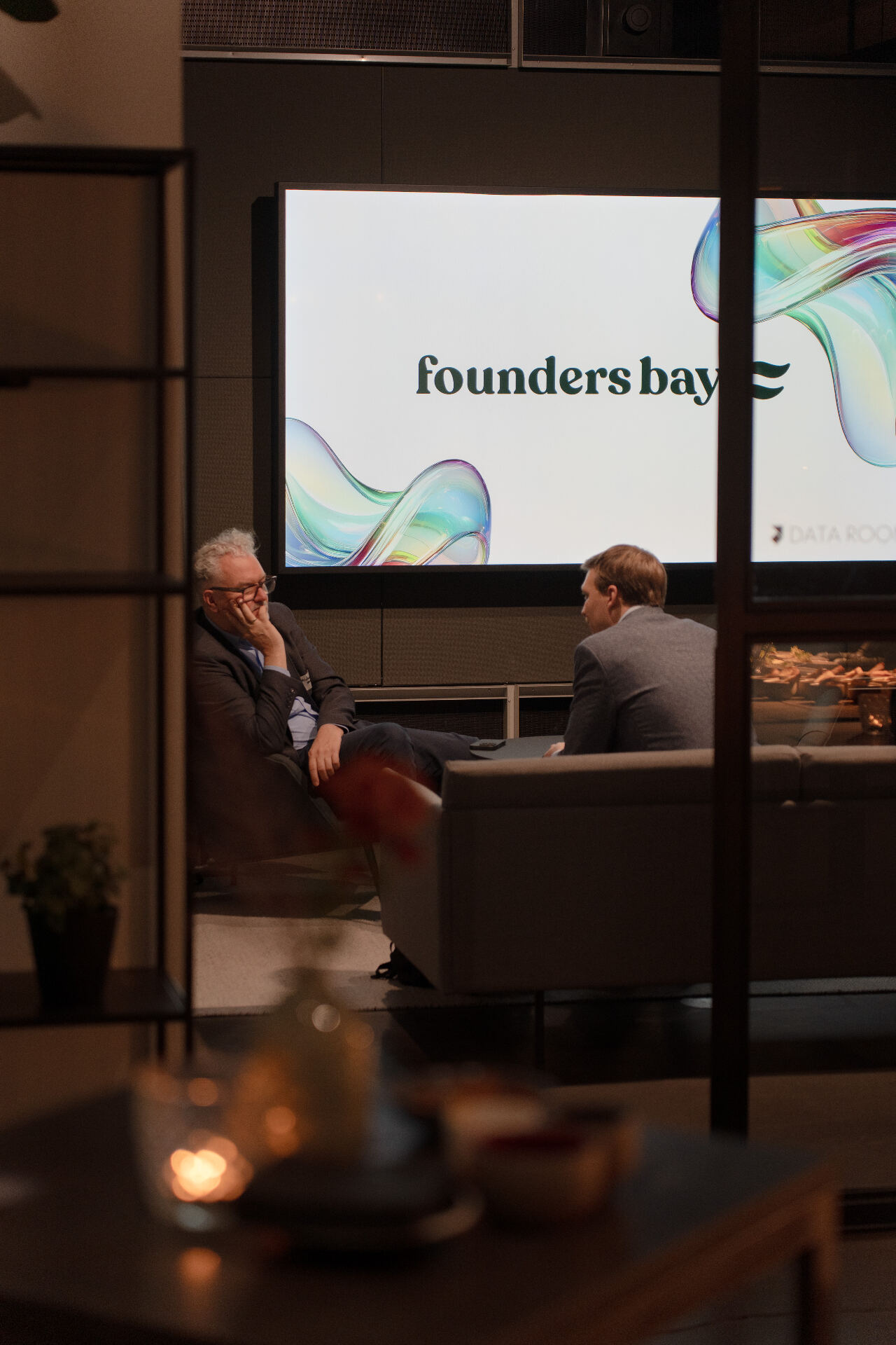 Persönliches Gespräch bei Founders Bay